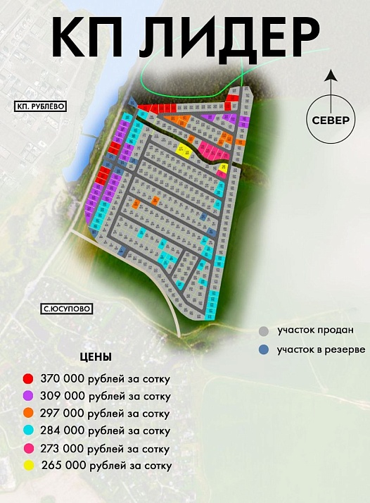 План и цены КП Лидер